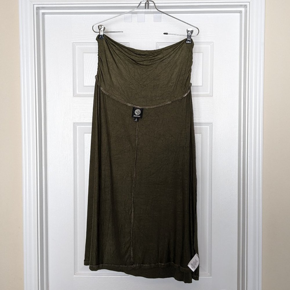 Bobeau Green Convertible Strapless Dress or Long Skirt - Picture 4 of 6